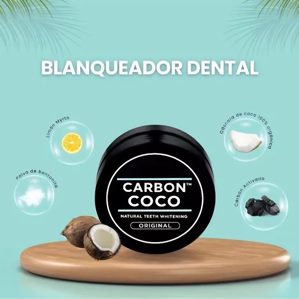 Blanqueador Dental de Carbón