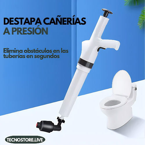 Destapa Cañería a Presión - Envío GRATIS