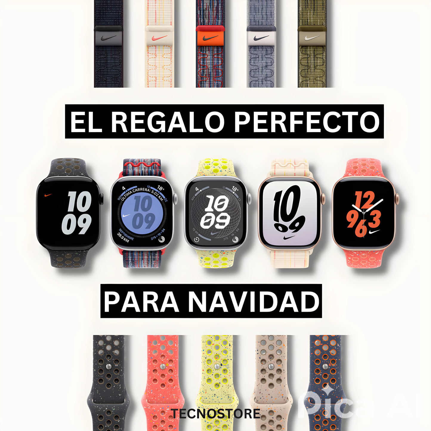 Apple Smart Watch + 7 Correas + Envío Gratis