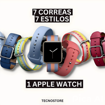 Apple Smart Watch + 7 Correas + Envío Gratis